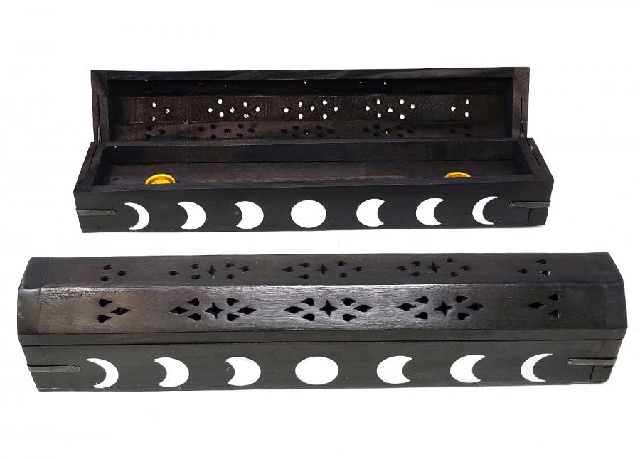 Celestial Wood Incense Box Burner