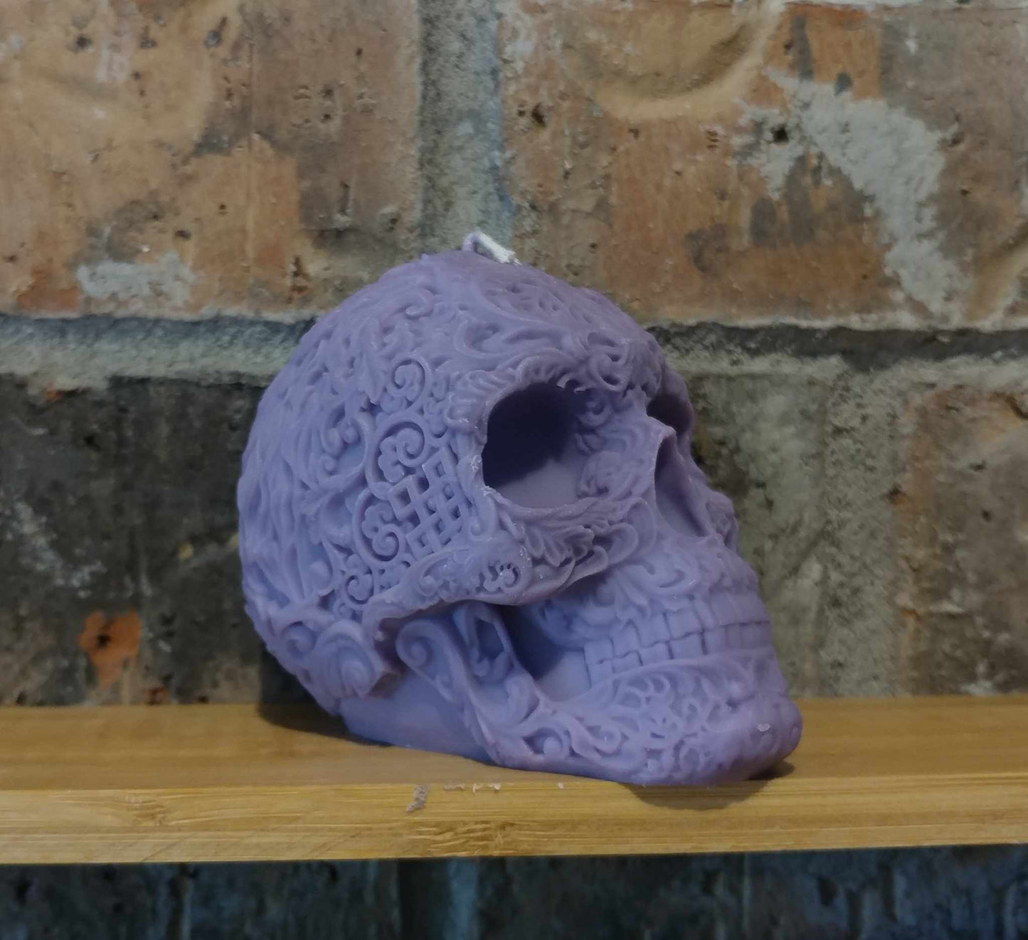 Sugar Skull Candle