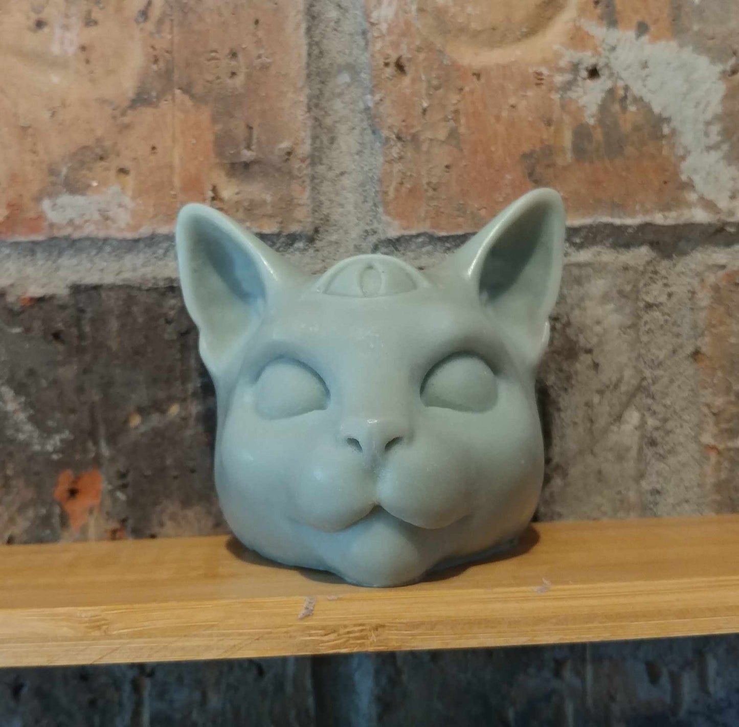 Third Eye Cat Head Candle