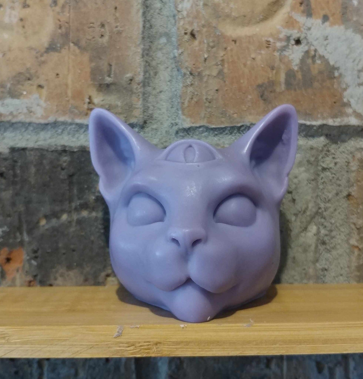 Third Eye Cat Head Candle
