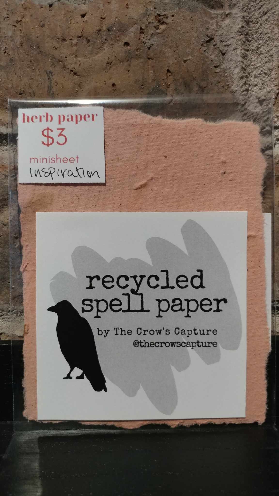 Mini Intention herb paper