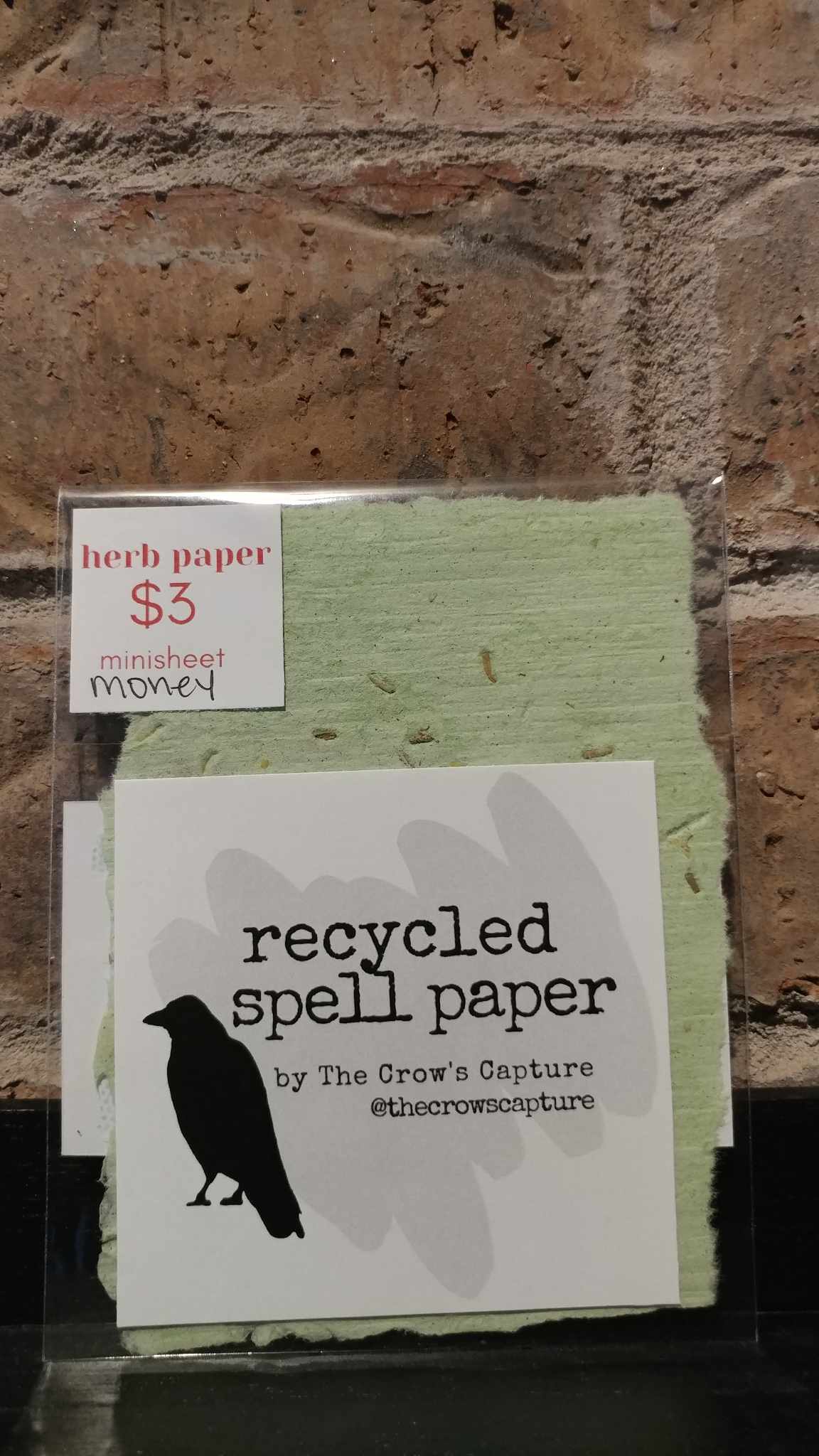 Mini Intention herb paper