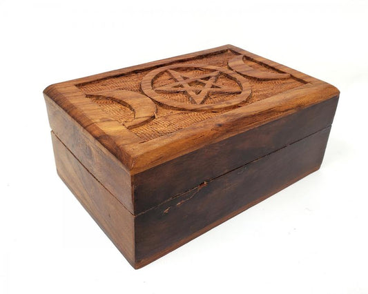 Carved Wood Box