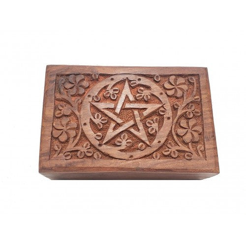 Carved Wood Box