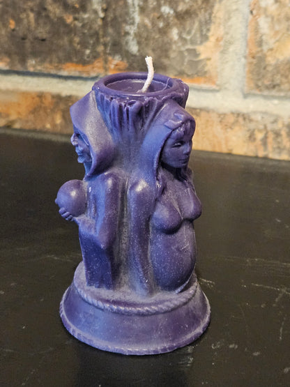Maiden, Mother, Crone Candle