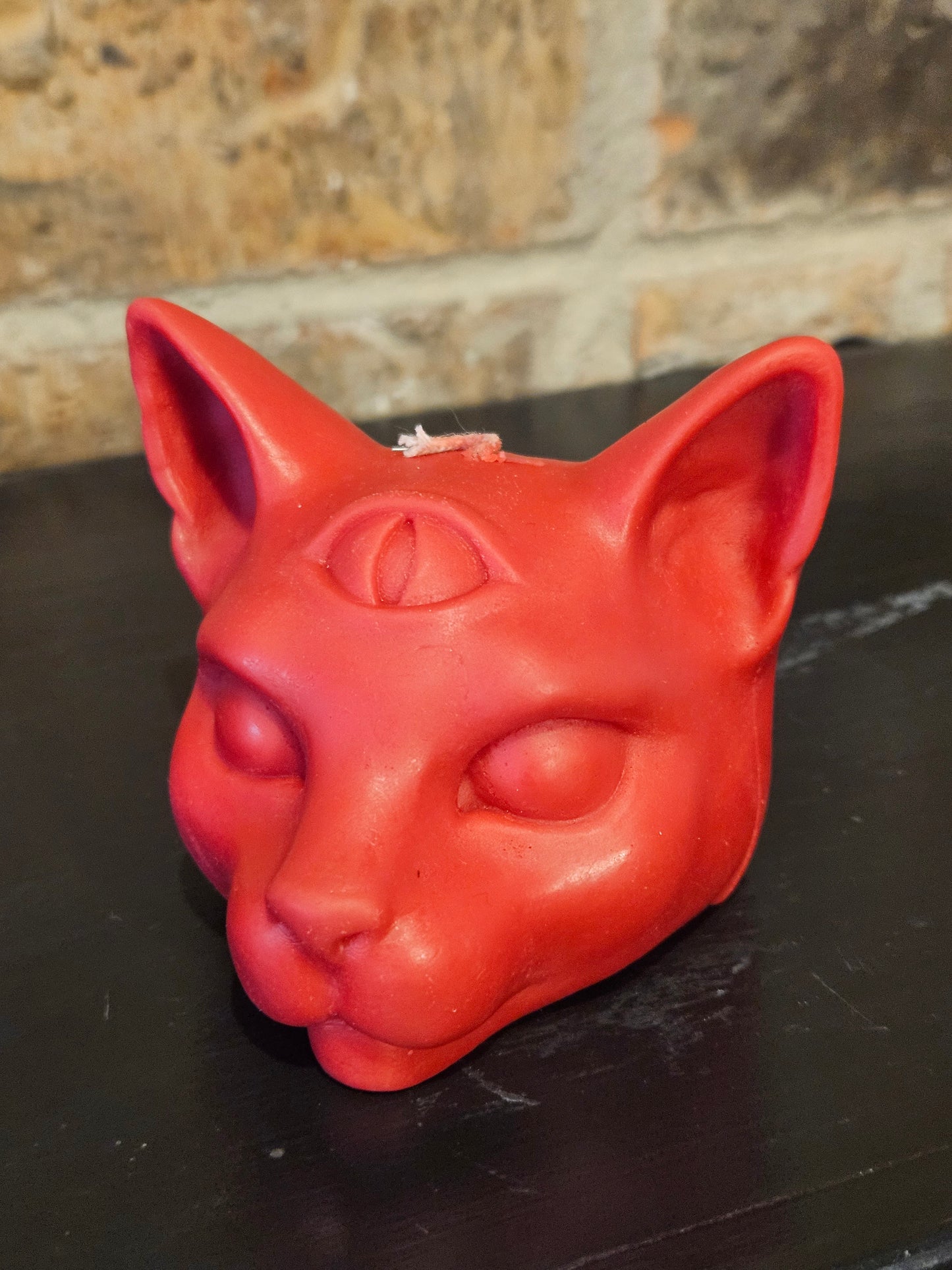 Third Eye Cat Head Candle