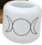 Glass Chime Candle Holder