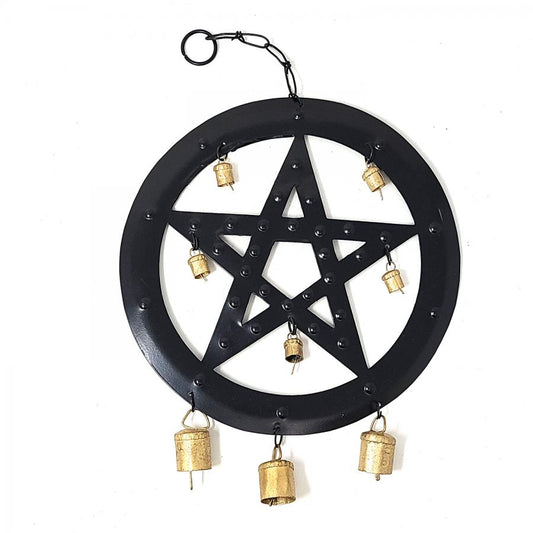 Pentagram Wind Chime 9.5