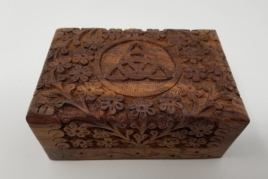 Carved Wood Box