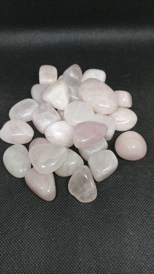 Rose Quartz tumbled stones