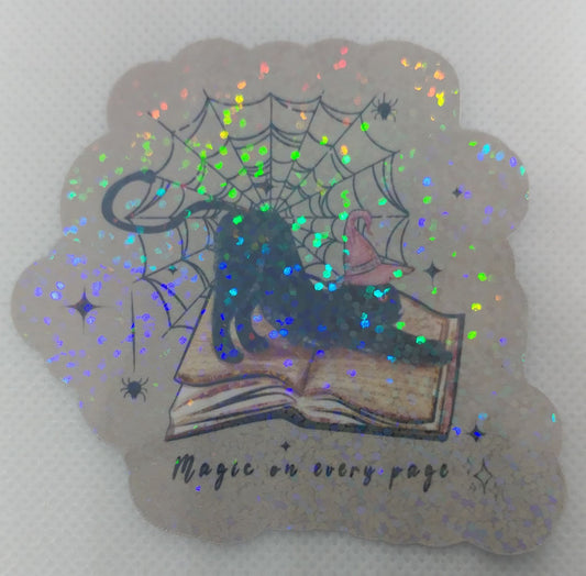 Magic on every page sticker