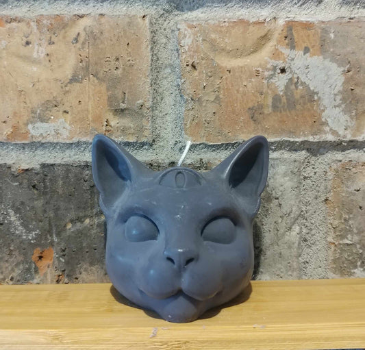 Third Eye Cat Head Candle
