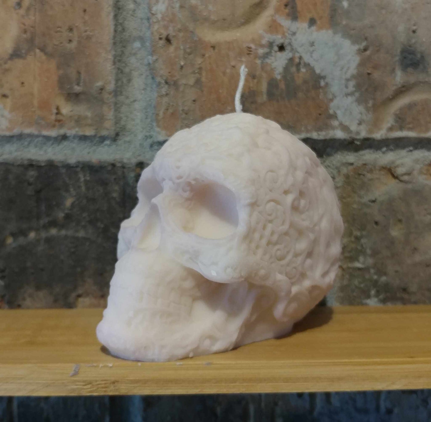 Sugar Skull Candle