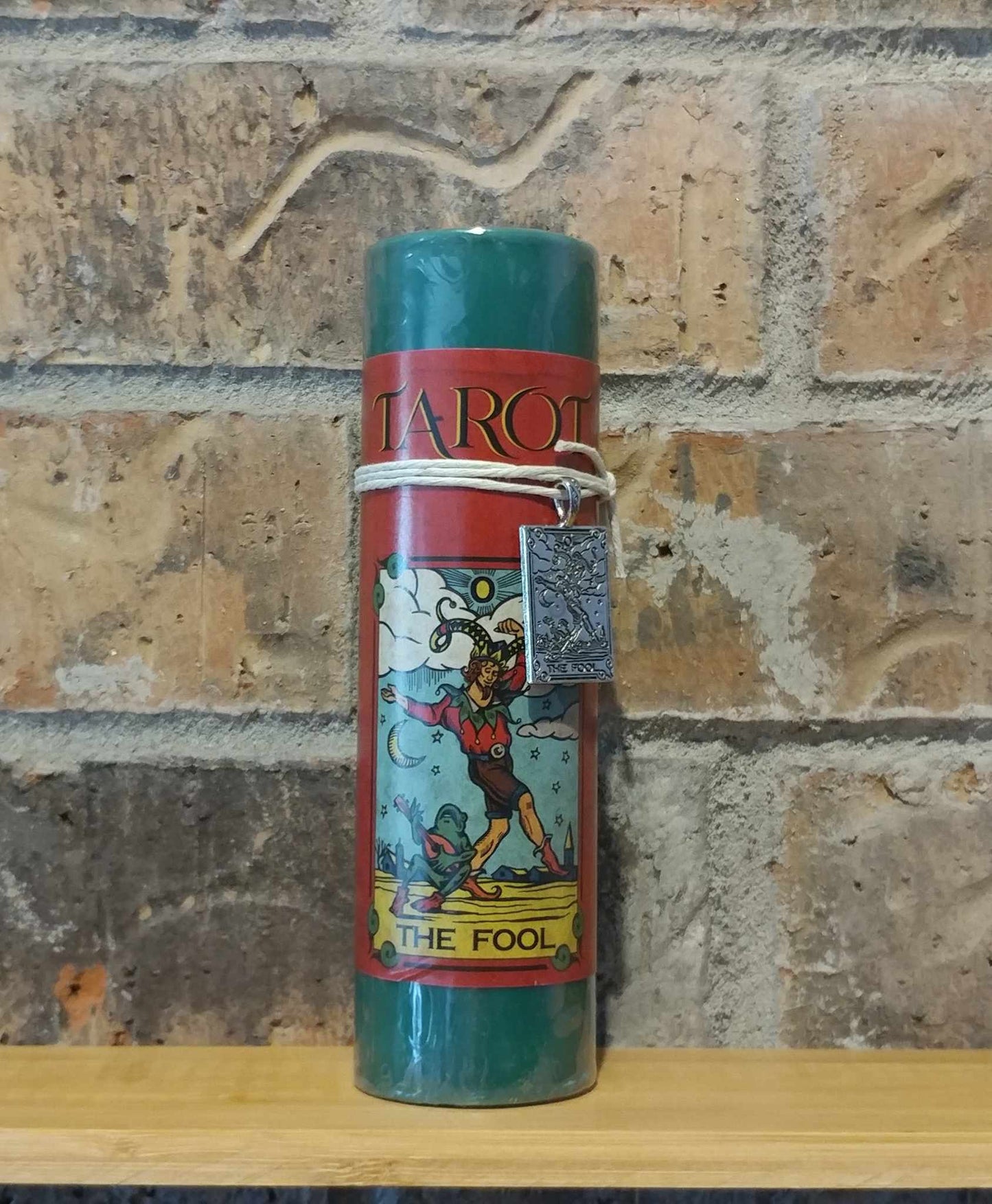 Tarot Pillar Candle with Charm