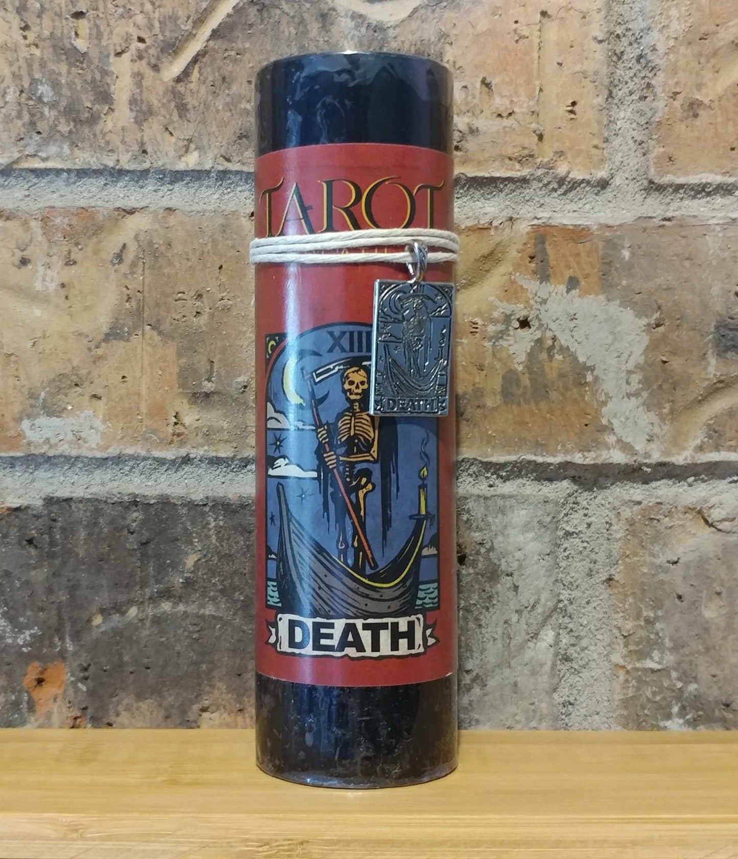Tarot Pillar Candle with Charm