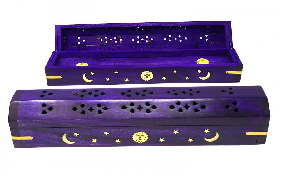 Celestial Wood Incense Box Burner