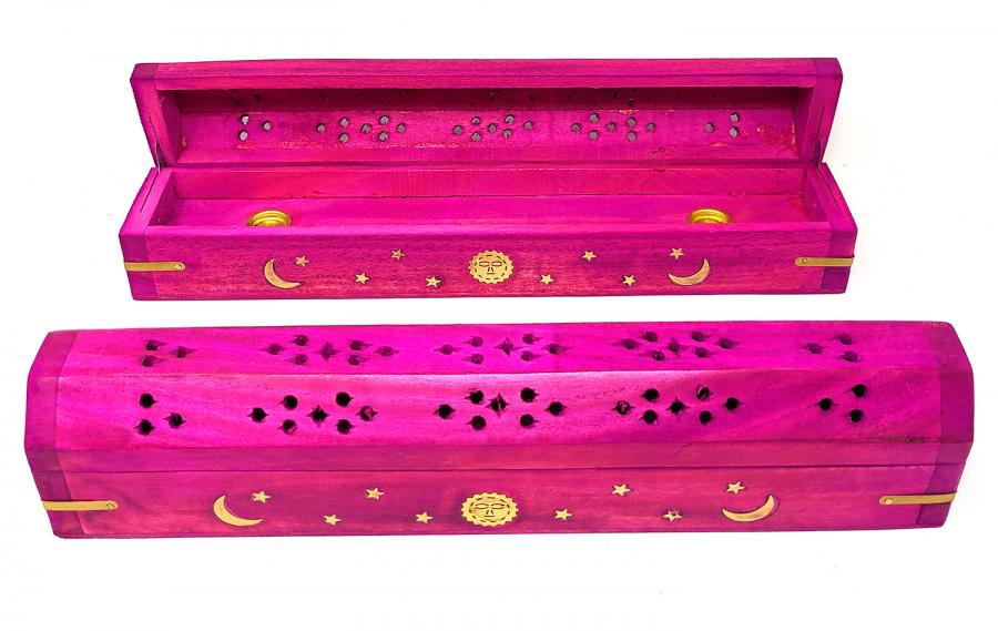 Celestial Wood Incense Box Burner